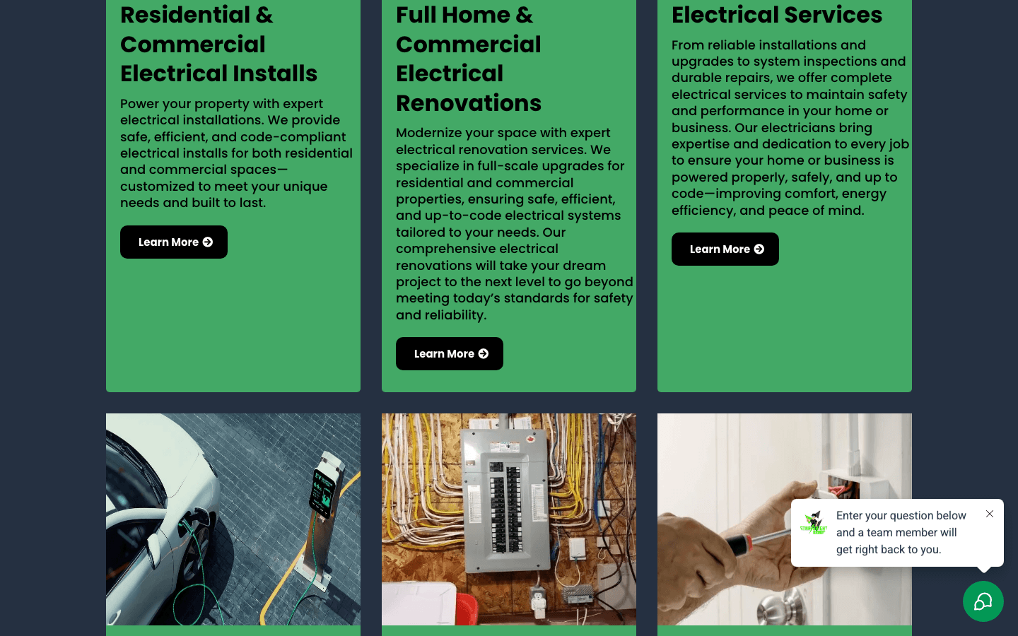 Old flat service grid